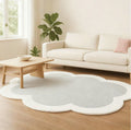 Axyaa Plush Solid Color Rug for Living Room, Bedroom, or Cloakroom