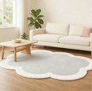 Axyaa Plush Solid Color Rug for Living Room, Bedroom, or Cloakroom