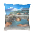 Axyaa Capybara Home Cushion Cover - Nordic Throw Pillow Cover