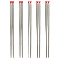 Axyaa Heart-shaped Alloy Chopsticks Set for Elegant Dining