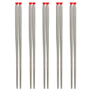 Axyaa Heart-shaped Alloy Chopsticks Set for Elegant Dining