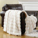 Axyaa Faux Rabbit Fur Throw Blanket