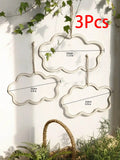 Axyaa Cloud Hollow Wood Sign Cutout Hanging Ornament - Party Wreath Christmas Decoration