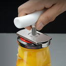 Axya Stainless Steel Manual Can Opener Tool - Adjustable Twist Cap Lid Jar Bottle Opener