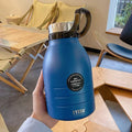 Axyaa Double Stainless Thermos Bottle With Straw - Portable Vacuum Flask for Outdoors