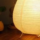 Axyaa Japanese Rice Paper Lantern LED Table Lamp for Home and Hotel Decor