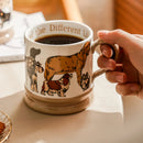 Axyaa Puppy Art 400ml Ceramic Mug