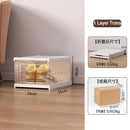 Axyaa Drop Front Shoe Storage Box Organizer Cabinet Rack
