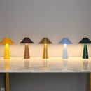 Axyaa Nordic Mushroom Table Lamp Cordless Touch Dimming Desktop Light for Eye Protection