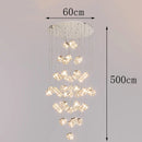 Axyaa Crystal Chandelier Pendant Light for Living Room Bedroom Ceilings