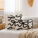 Axyaa Chenille Floral Pillow Cover 45x45cm in Beige Brown Pink Orange