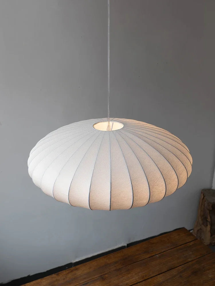Axyaa Nordic Silk Pendant Lights for Modern Living & Dining Room Decor