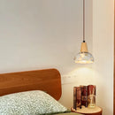 Axyaa Translucent Stone Chandeliers Pendant Lights for Kitchen Island Bedside LED Hanging Lamps