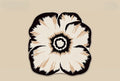 Axyaa Irregular Shape Flower Pattern Rug for Bedroom & Living Room