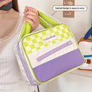 Axyaa Large Capacity Makeup Pouch Bag Korean Style Handbag