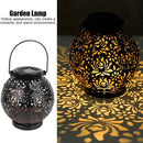 Axya Solar Lantern Lights: Stylish Outdoor LED Metal Hanging Lamp for Garden Decoration