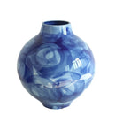 Axyaa Blue-White Porcelain Vase, Ceramic Home Decor Piece and Flower Arrangement Vase