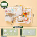 Axyaa Kawaii Dorm Wall Shelf | Study Storage Rack & Organizer - Adhesive Mounted
