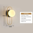 Axyaa Indoor LED Wall Lamps Black Gold Nordic G9 Light Bulb Fixtures Corridor Lighting