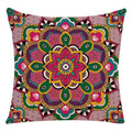 Axyaa Mandala Print Flax Pillowcase 45*45cm - National Wind Home Decor