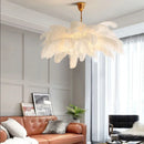 Axya Nordic Feather Pendant Lamp - Elegant Indoor Hanging Light