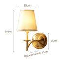 Axyaa Copper Wall Lamp for Living Room Bedroom Aisle Staircase Balcony Office