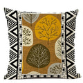 Axyaa Geometric Cushion Cover 45x45cm Linen Abstract Design Pillow