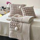 Axyaa Pillow Blanket: Dual Use Nap & Car Blanket for Winter Comfort