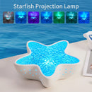 Axyaa Starfish LED Ripple Projector Lamp for Bedroom Decor & Gifts