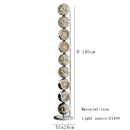 Axyaa Metal Ball Floor Lamp Black Standard Modern Minimalist Living Room Light
