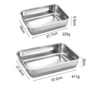 Stainless Steel Barbecue Tray Organizer by Axyaa