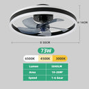 Axyaa 6-Speed Ceiling Fan with Adjustable Brightness LED Lighting