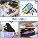 Axyaa Monsters Mike and Sullivan Double Layer Pencil Case for School and Makeup