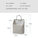 Axyaa Cotton Linen Wall Organizer - Multi-Pocket Hanging Pouch for Dorm, Bedroom & Desktop