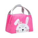 Axyaa Cartoon Printed Lunch Bag: Insulated Thermal Oxford Cloth Handbag