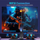 Axyaa Smart 4K Wifi6 Projector 1080P 390ANSI BT5.0 Home Cinema Upgrated HY300