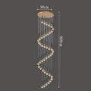 Axyaa Crystal Chandelier Pendant Light for Luxury Dining Room Decor