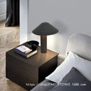 Axyaa Black Mushroom Lamp: Modern Minimalist Nordic Bedside Table Light