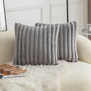 Axyaa Striped Plush Pillow Covers 45*45 - Nordic Home Decor