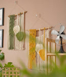 Axyaa Macrame Wall Decor Boho Chic Nursery Room Aesthetic Art Gallery Wall Gift