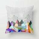 Axyaa Geometric Abstract Polyester Cushion Cover 45x45cm