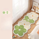Axyaa Flower Pattern Bedroom Decor Dopamine Carpet - Plush, Fluffy & Washable Rug