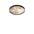 Axyaa Lunar LED Ceiling Light: Modern Circular Bedroom Lamp