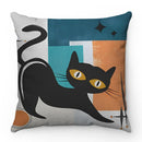 Cute Cartoon Cat Pillow Cover 45x45cm - Axyaa Home Decorodox