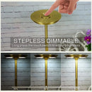 Axyaa Rechargeable LED Table Lamp 3 Color Dimming Modern Small Lamp for Bedroom