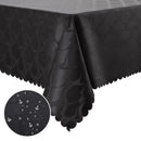 Axyaa Waterproof Vinyl Tablecloth: Heavy Duty Kitchen Dinner Table Cover