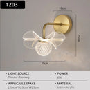 Axyaa Flower LED Wall Lamp - Modern Nordic Bedroom Reading Light