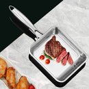 Axyaa Stainless Steel Tamagoyaki Omelette Pan Non-stick Skillet Pot