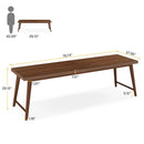 Axyaa 78.7" Extra Long 2-Person Computer Writing Desk for Home Office and Study