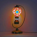 Axyaa Handcrafted Mosaic Hot Air Balloon Table Lamp Glass Bed Night Light